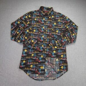 Rock & Roll Denim Shirt Mens S Modern Fit Pearl Snap Dale Brisby Western Cowboy